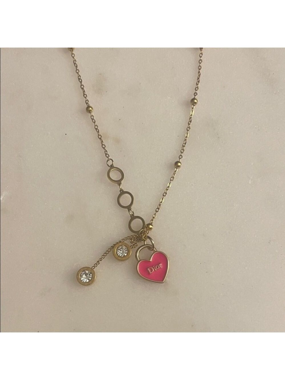 double sided design Charm pendant | up cycled parts